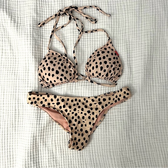 DOLL swimwear CHEETAH triangle top and classic bottom Small - Picture 4 of 10